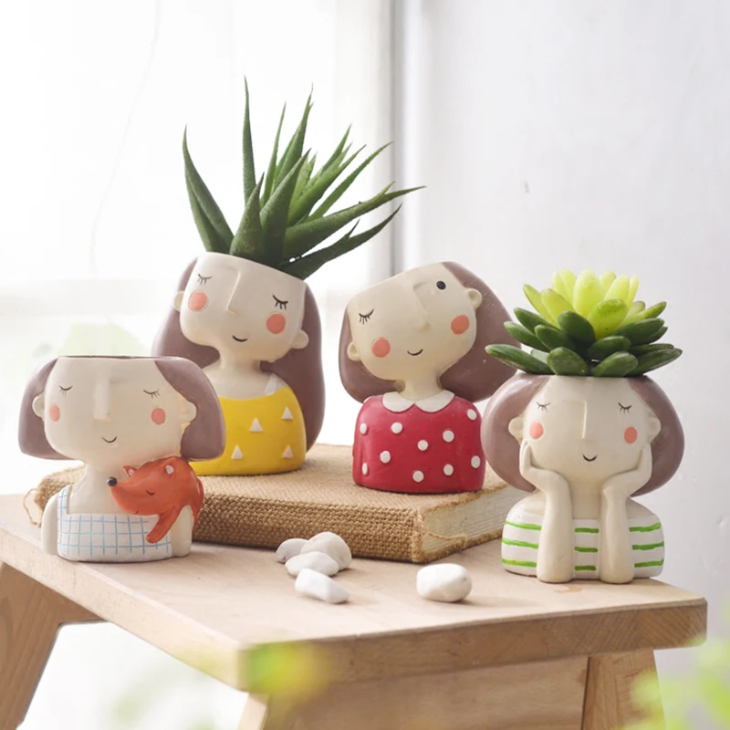 Maceta de flores de chica enca - Cactus Mix Pot reseña y precio