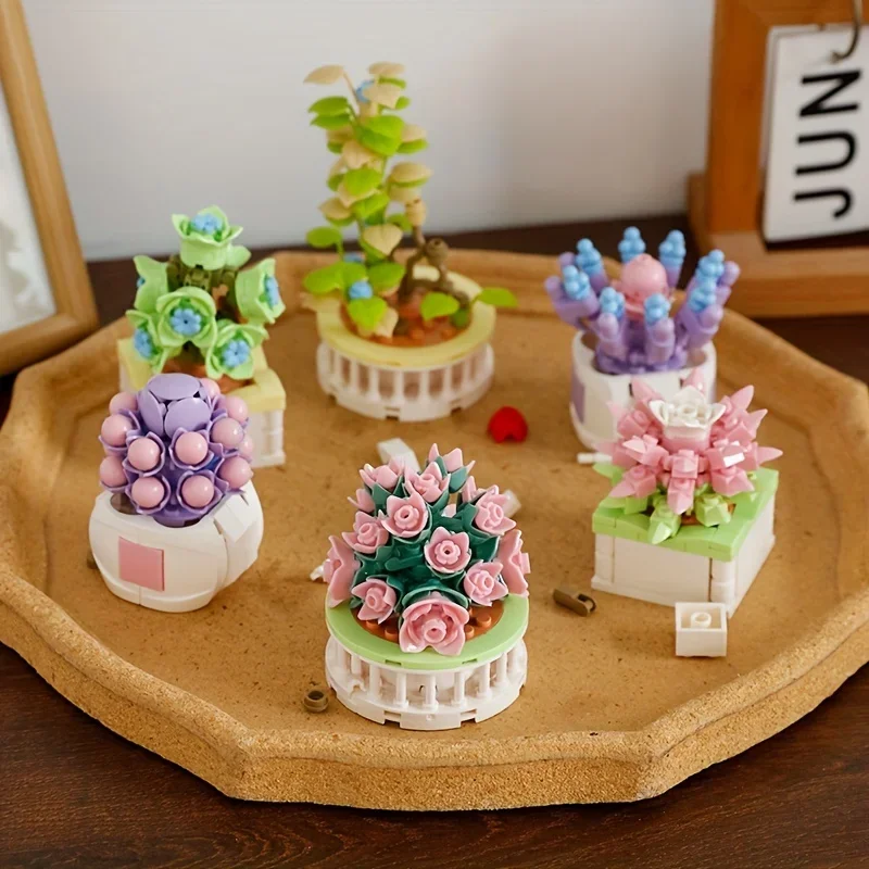 Bloques de Construcción DIY pa - Cactus Mix Pot reseña y precio